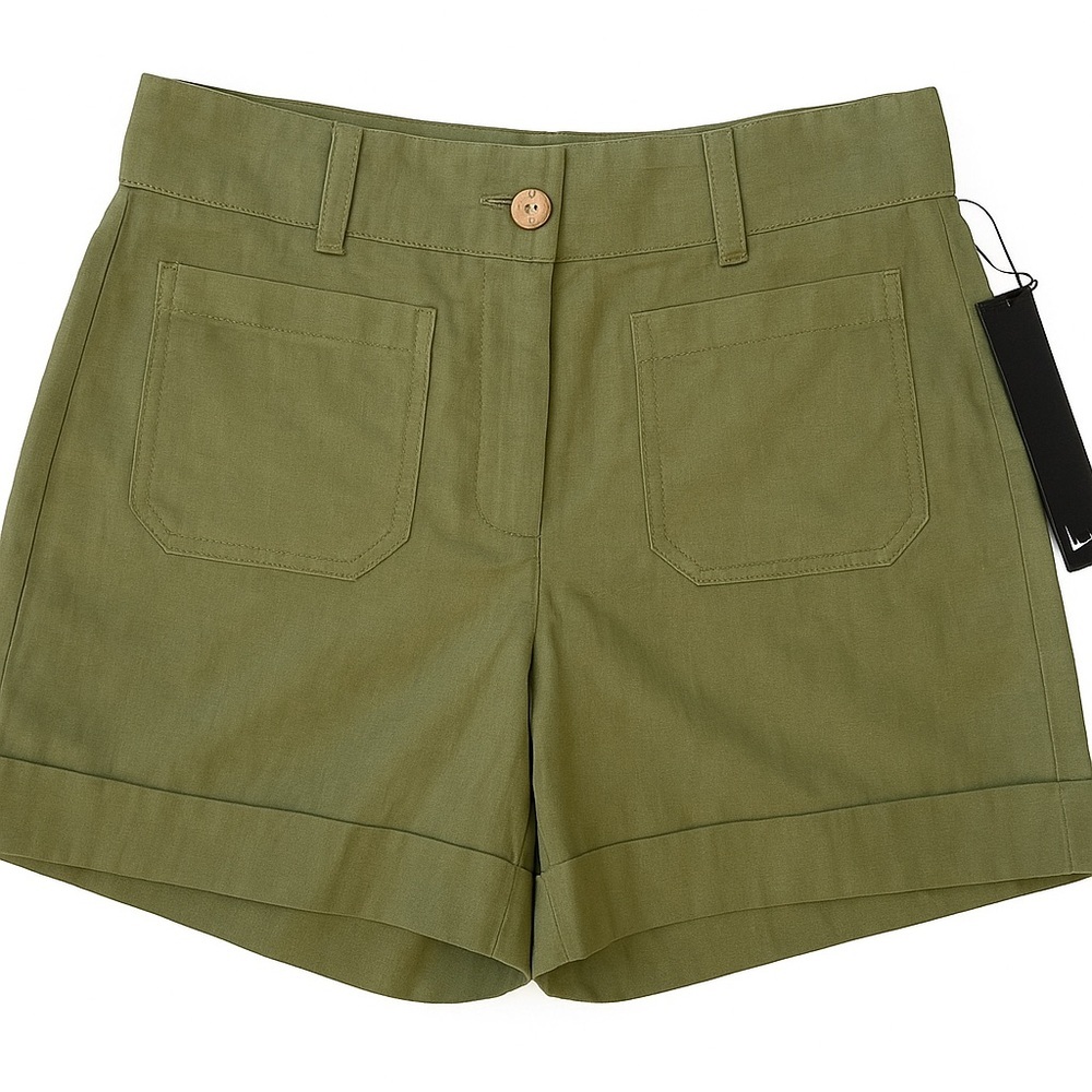 Nicole Miller Olive Green Shorts